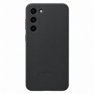 Dėklas Samsung Galaxy S23 +, odinis, Juodas EF-VS916LBEGWW