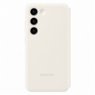 Samsung Smart View Wallet, Galaxy S23, бежевый - Чехол