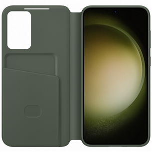Samsung Smart View Wallet, Galaxy S23+, зеленый - Чехол