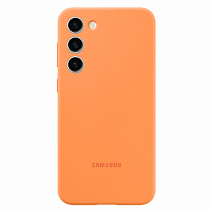 Dėklas Samsung Galaxy S23 +, Silikoninis, Oranžinis EF-PS916TOEGWW