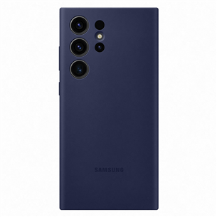 Dėklas Samsung Galaxy S23 Ultra, Silicone Cover, tamsiai mėlynas EF-PS918TNEGWW