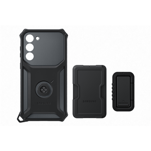 Telefono dėklas Samsung Rugged Gadget Case, Galaxy S23+, titan