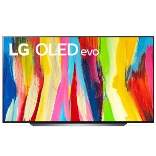 LG OLED evo C2, 83'', 4K UHD, OLED, центральная подставка, серый - Телевизор