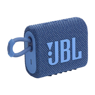 JBL GO 3 Eco, mėlynas - Belaidė kolonėlė