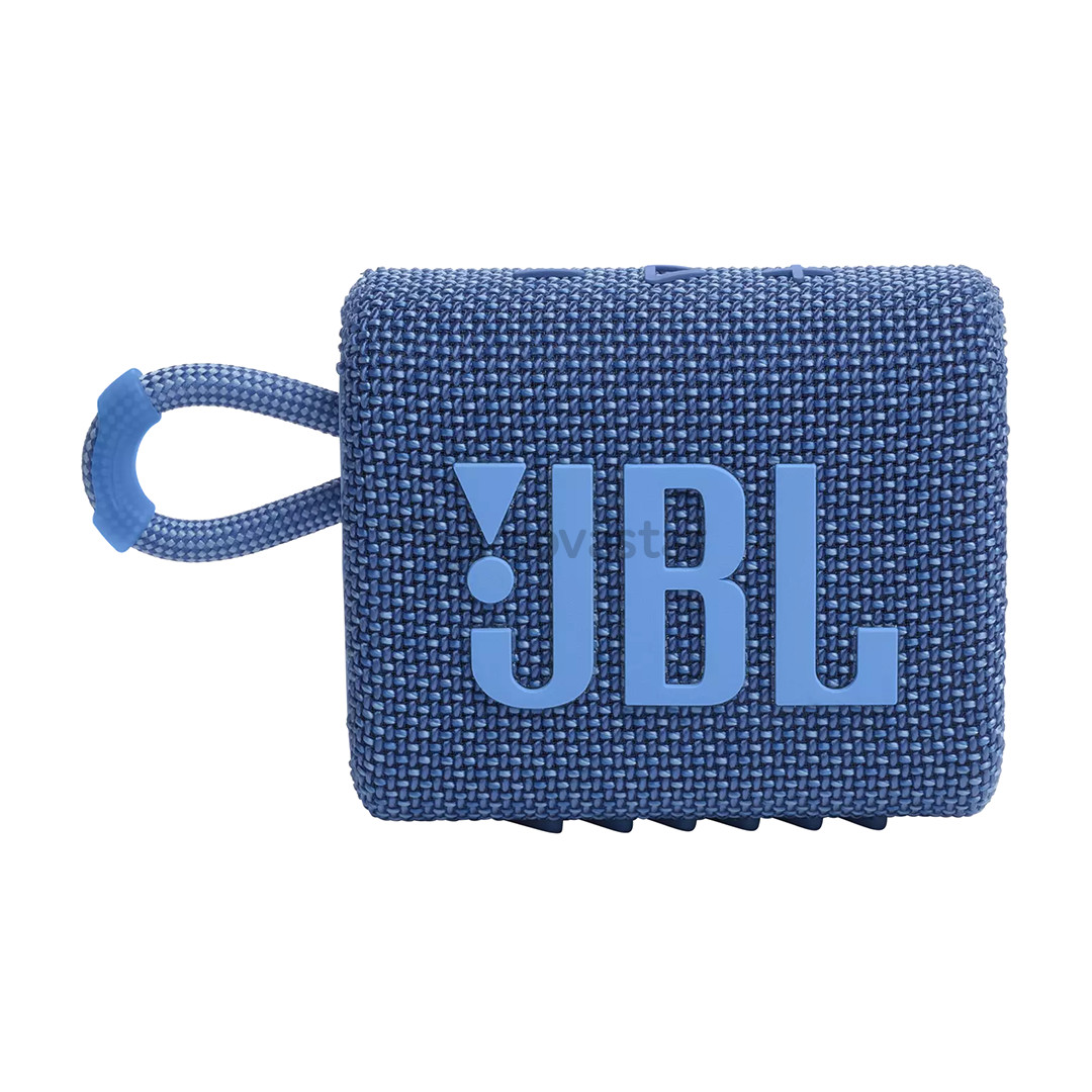 JBL GO 3 Eco, mėlynas - Belaidė kolonėlė