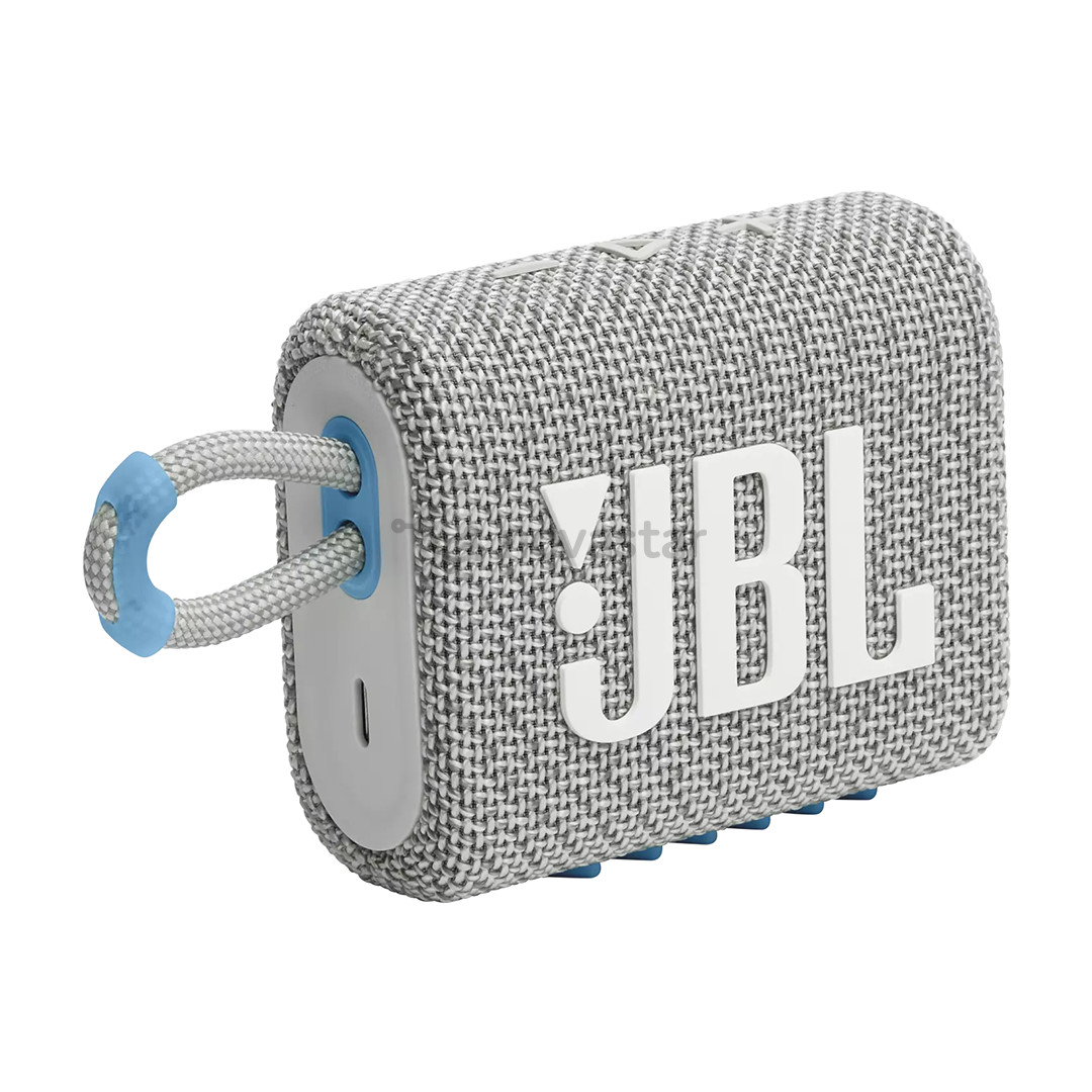 JBL GO 3 Eco, balta - Belaidė kolonėlė