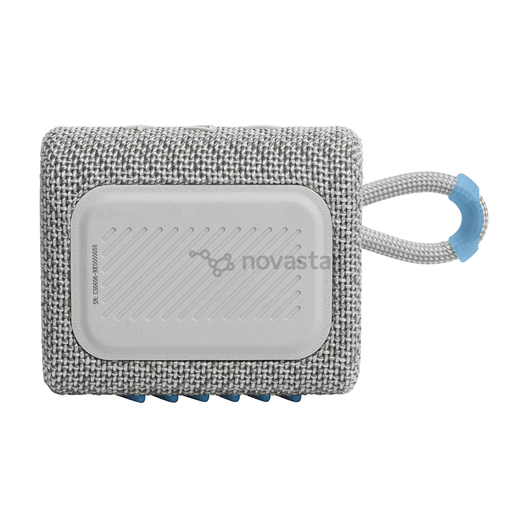 JBL GO 3 Eco, balta - Belaidė kolonėlė