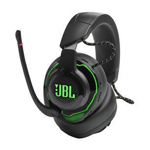 JBL Quantum 910X Console Wireless, черный/зеленый - Беспроводная игровая ганитура