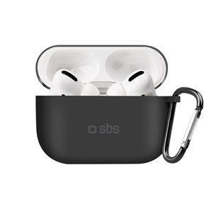 Dėklas SBS, Apple AirPods Pro, silicone, black TEAPPRO2K