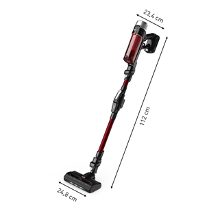 Tefal X-Force Flex 9.60, Animal Care, red - Cordless vacuum cleaner