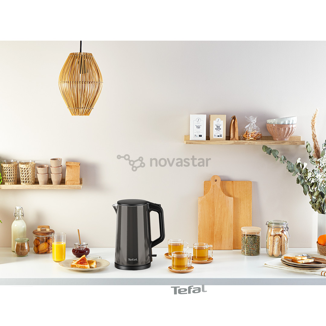 Tefal Double Layer, 1.5 L, 2000 W, grey - Kettle