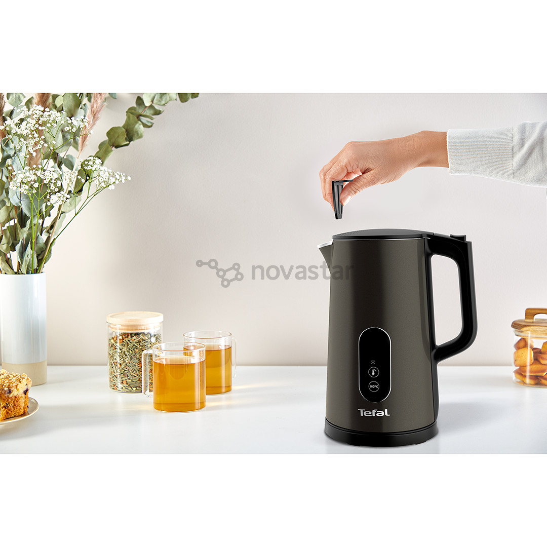 Tefal Digital, 1.7 L, 1800 W, grey - Kettle