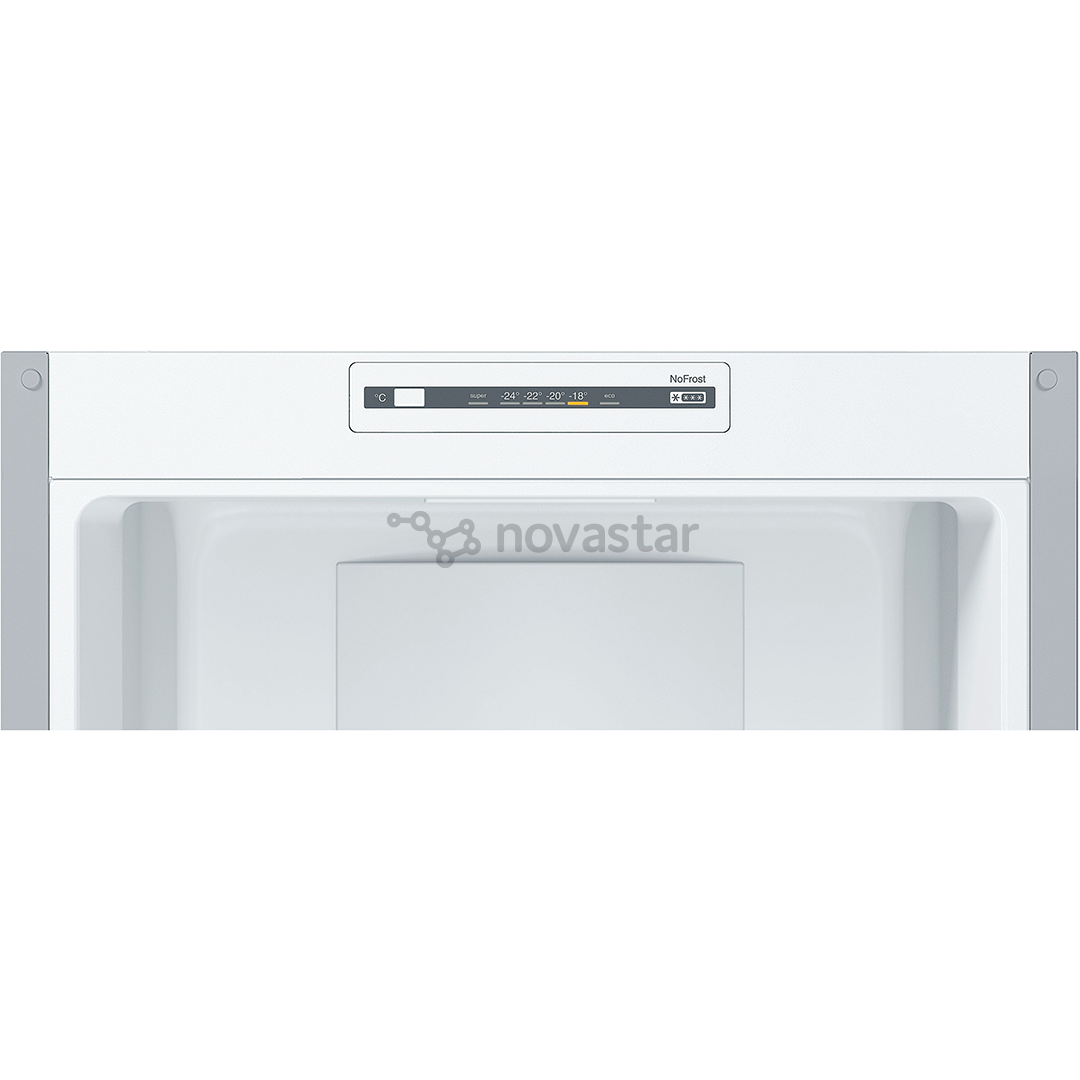 Šaldytuvas Bosch KGN36NLEA, NoFrost, 305 L, 186 cm