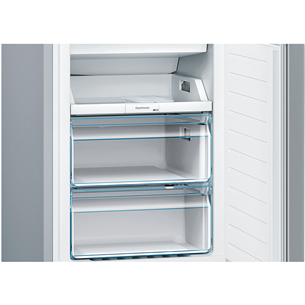 Bosch Series 2, NoFrost, 305 L, 186 cm, stainless steel - Refrigerator
