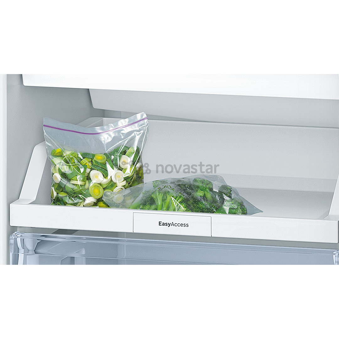 Bosch Series 2, NoFrost, 305 L, 186 cm, nerūdijančio plieno - Šaldytuvas