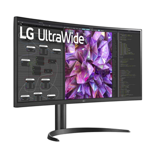 Monitorius LG UltraWide WQ75C, 34'', curved, QHD, LED IPS, USB-C