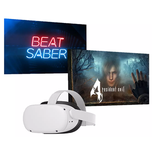 VR akiniai Meta Quest 2 Resident Evil 4 Bundle, 128 GB 815820023609