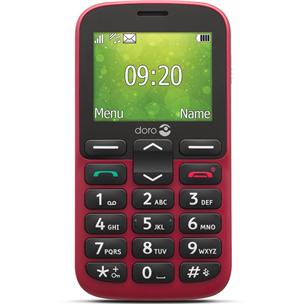 Telefonas Doro 1380, black DORO1380RED