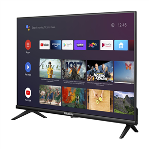 Hisense A4HA, 32'', HD, LED LCD, боковые ножки, черный - Телевизор