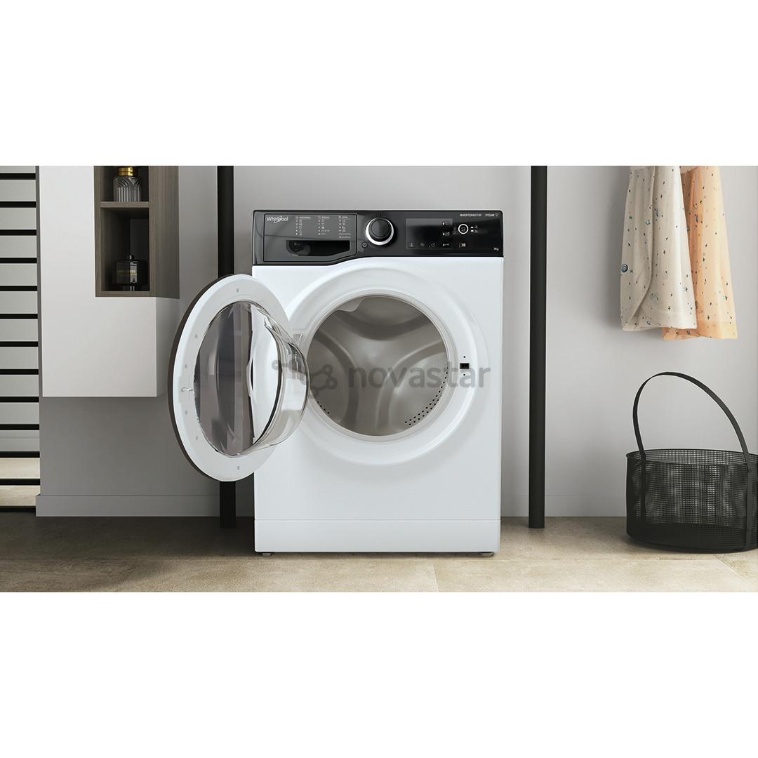 Whirlpool, 7 kg, depth 43.5 cm, 1200 rpm - Front load washing machine