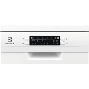 Indaplovė Electrolux 600 Slim ESS43210SW, 10 komplektų talpa, plotis 44,6 cm