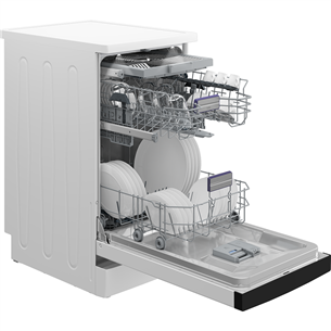 Indaplovė Beko BDFS26120WQ, 11 komplektų talpa, plotis 44,8 cm