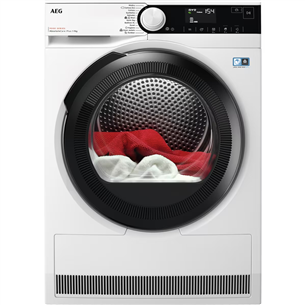 AEG 9000 Series, heat pump, 9 kg, depth 63.8 cm - Clothes Dryer