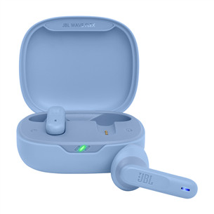 Belaidės ausinės JBL Wave Flex, mėlynos JBLWFLEXBLU