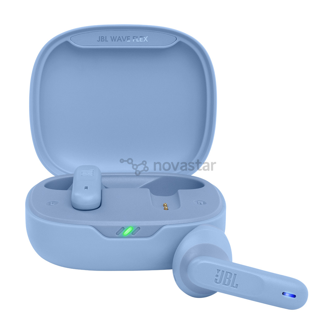 Belaidės ausinės JBL Wave Flex, mėlynos
