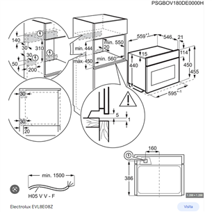 Orkaitė Electrolux EVL8E08Z