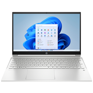 HP Pavilion 15-eh2013ny, 15,6'', Ryzen 5, 8 ГБ, 512 ГБ, W11H, серебристый - Ноутбук