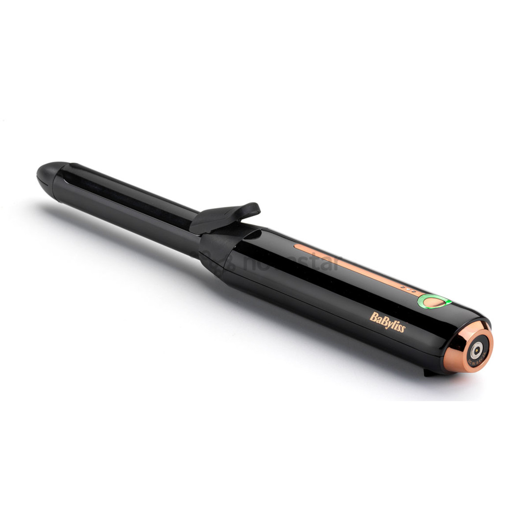 BaByliss, 25 мм, 160-180°C, беспроводное использование, черный - Щипцы для завивки