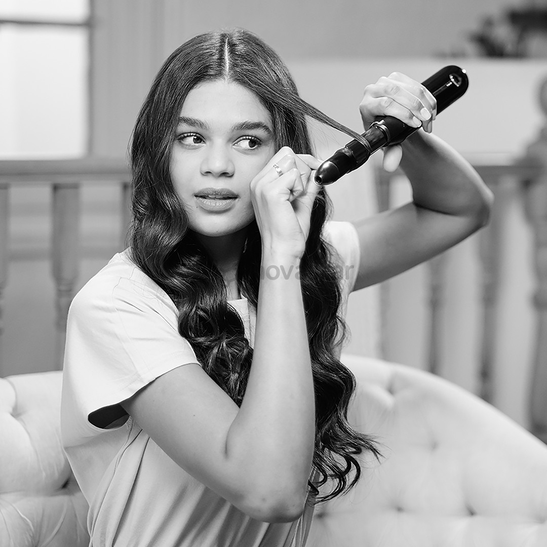 BaByliss, 25 мм, 160-180°C, беспроводное использование, черный - Щипцы для завивки