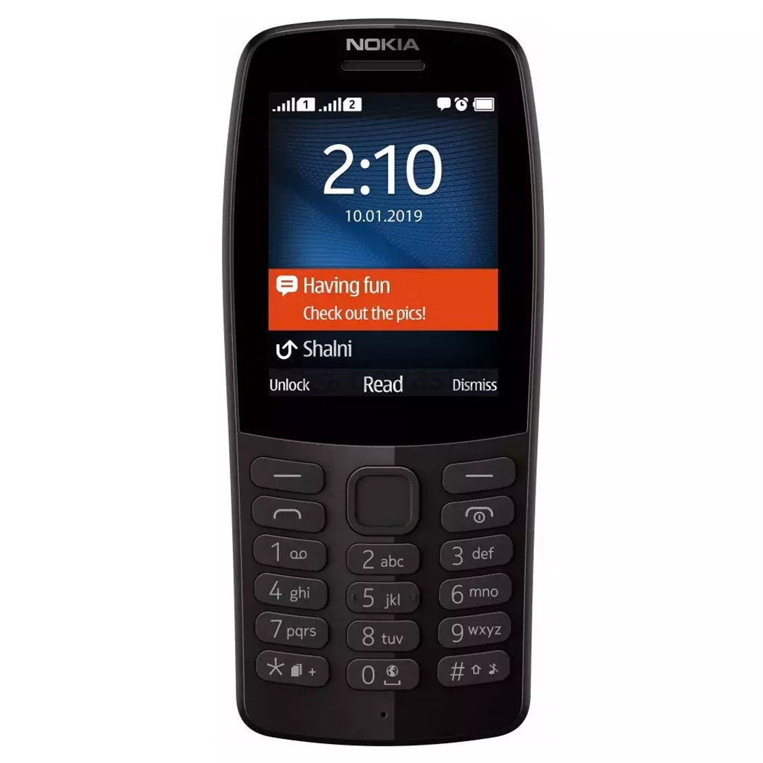 Nokia 210, черный - Мобильный телефон