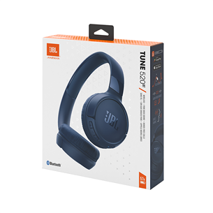 Ausinės JBL Tune 520BT, Mėlynos