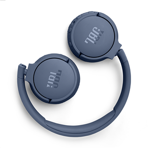 Ausinės JBL Tune 670NC, adaptive noise cancelling, blue, belaidės