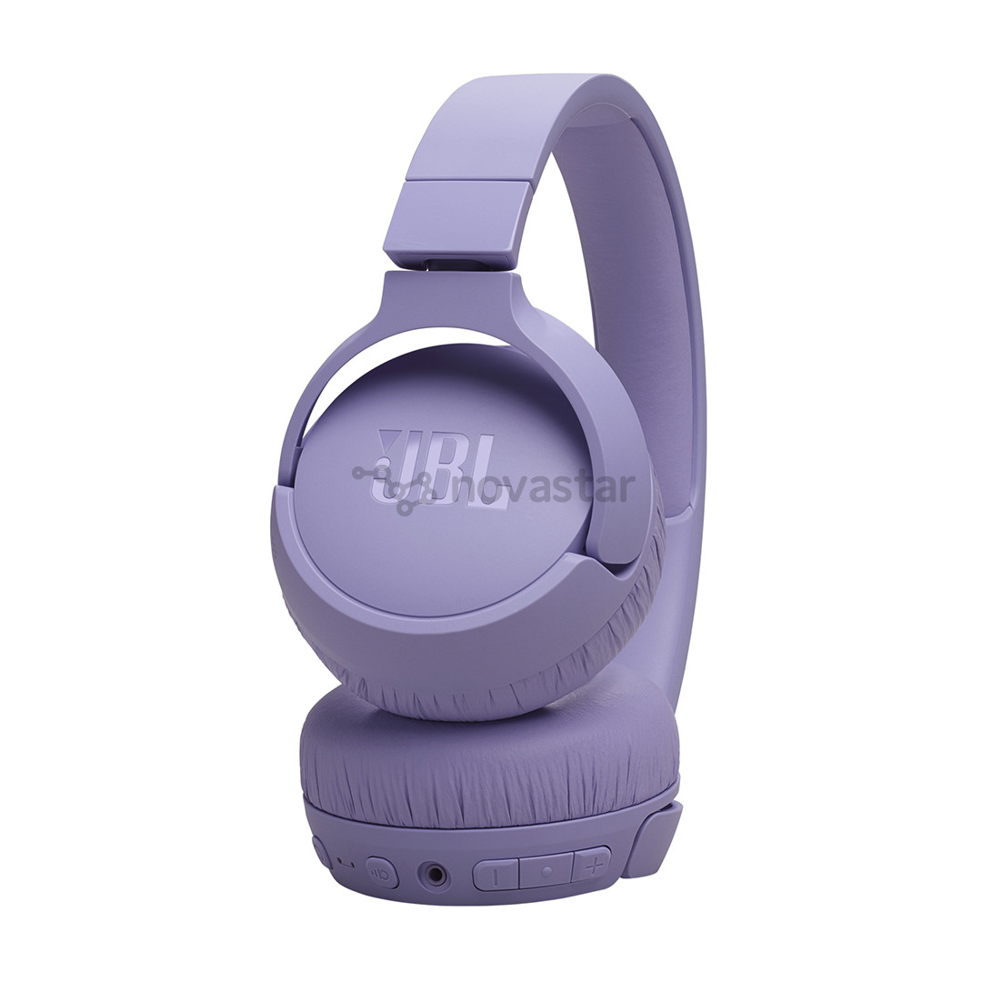 Belaidės ausinės JBL Tune 670NC, prisitaikantis triukšmo slopinimas, violetinės