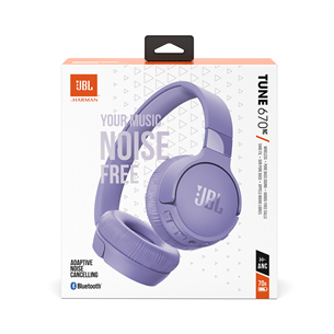 Belaidės ausinės JBL Tune 670NC, adaptive ANC