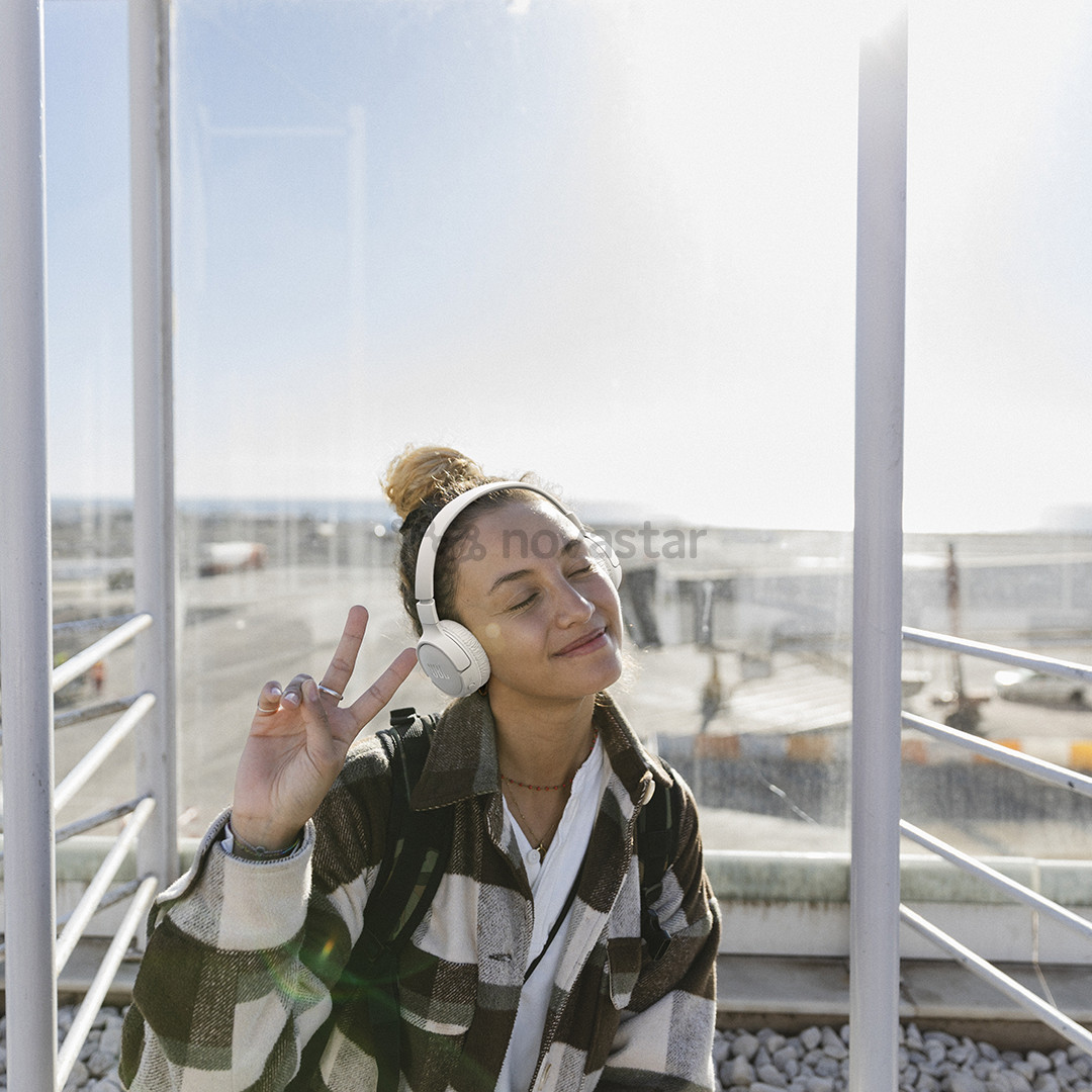 Belaidės ausinės JBL Tune 670NC, prisitaikantis triukšmo slopinimas