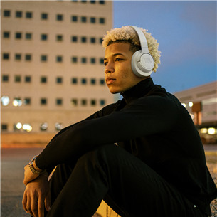 JBL Tune 720BT, baltos - Belaidės ausinės