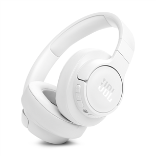 JBL Tune 770NC, adaptive noise cancelling, white - Belaidės ausinės