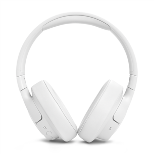 JBL Tune 770NC, adaptive noise cancelling, white - Belaidės ausinės