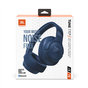 JBL Tune 770NC, prisitaikantis triukšmo slopinimas, mėlynos - Belaidės ausinės