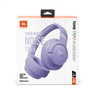 JBL Tune 770NC, prisitaikantis triukšmo slopinimas, violetinės - Belaidės ausinės