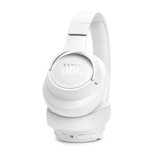 JBL Tune 770NC, adaptive noise cancelling, white - Belaidės ausinės