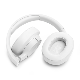 JBL Tune 770NC, adaptive noise cancelling, white - Belaidės ausinės