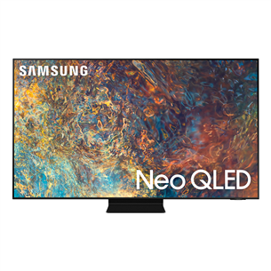 Samsung QN90A, 98'', Ultra HD, Neo QLED, central stand, black - TV