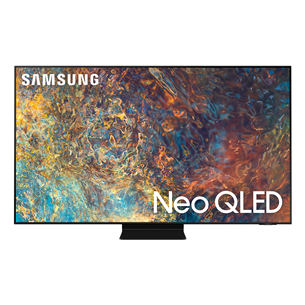 Samsung QN90A, 98'', 4K UHD, Neo QLED, central stand, black - Televizorius