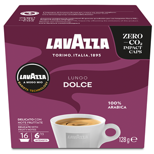 Kavos kapsulės Lavazza A Modo Mio Lungo Dolce, 16 vnt.