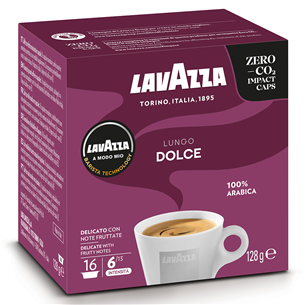 Kavos kapsulės Lavazza A Modo Mio Lungo Dolce, 16 vnt.